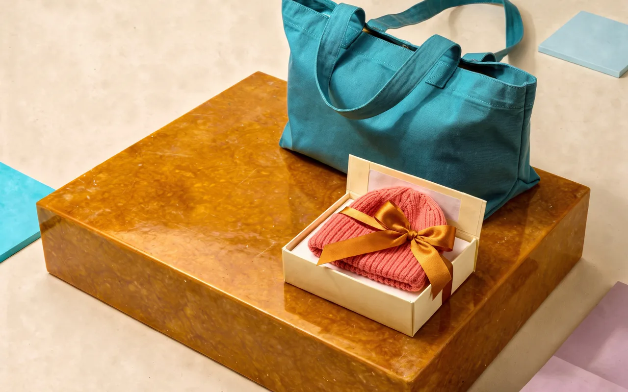 Free gift merchandising campaign product photography